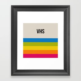 VHS Retro Box Framed Art Print