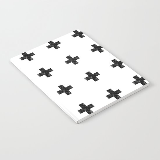 Watercolor Swiss Cross (White) Notebook