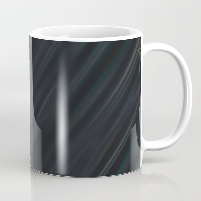 Dark grey black Coffee Mug