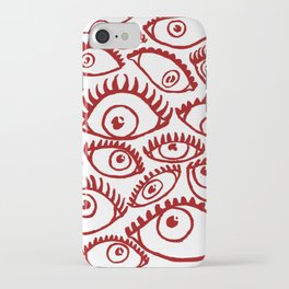 Seeing Red iPhone Case