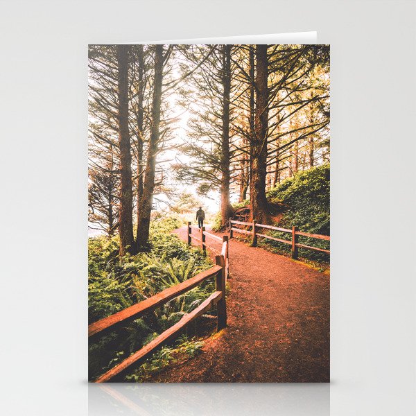 Man in the Forest | PNW Travel Photo Stationery Cards