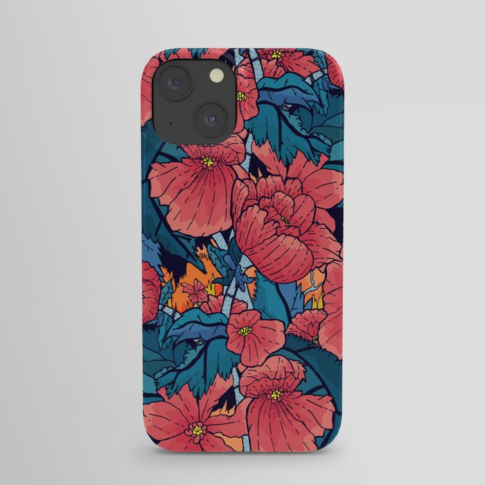 The Red Flowers iPhone Case