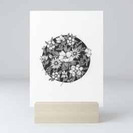 Cropped Florals Mini Art Print