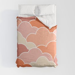 Colorful clouds 4 Comforter