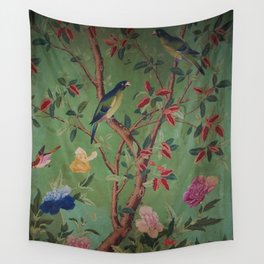 Green Dream Chinoiserie Wall Tapestry