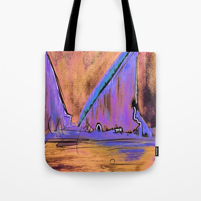 Docked Ship Tote Bag