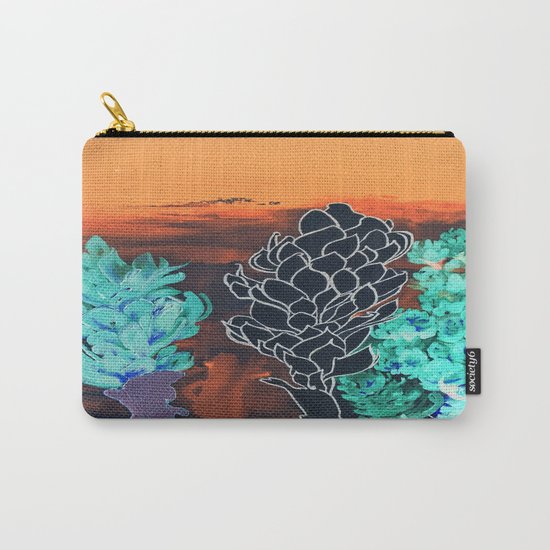 DESERT NIGHT Alpinia Purpurata Carry-All Pouch