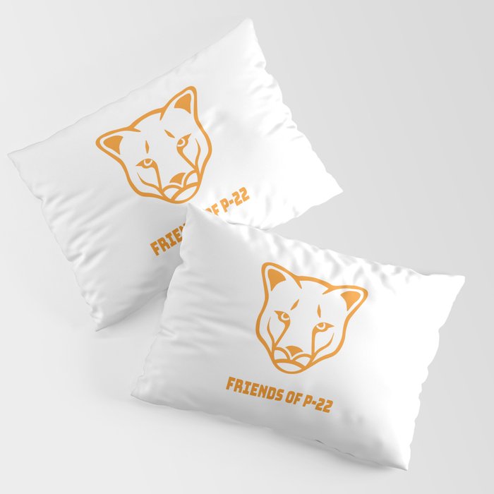 P22 Mountain Lion Orange Pillow Sham