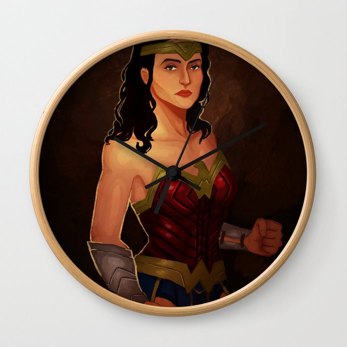 Diana of Themyscira Wall Clock