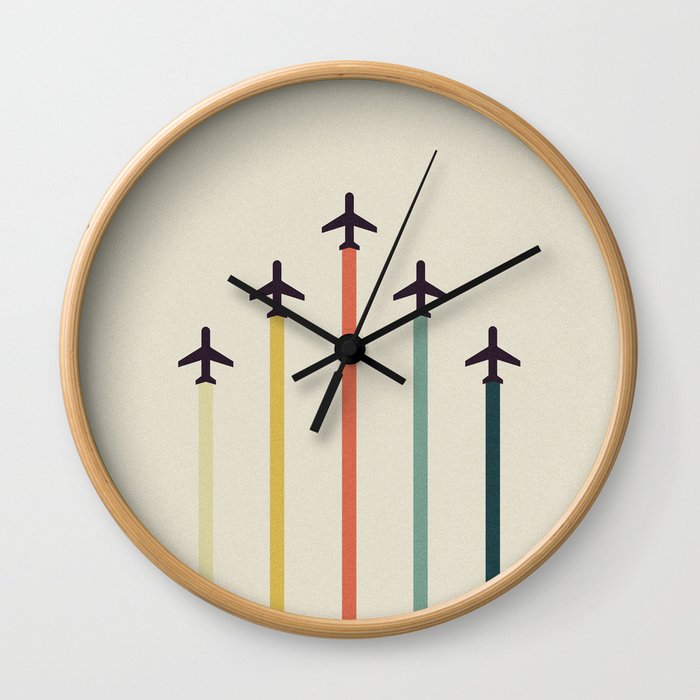 Airplanes Wall Clock