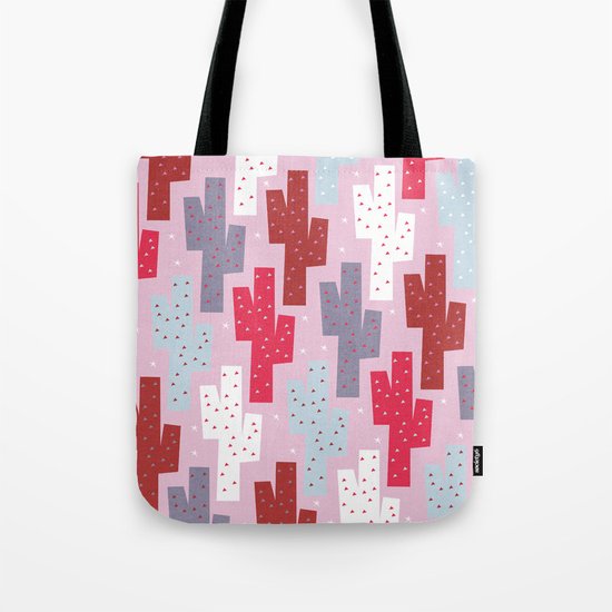 Sweet cactus pattern Tote Bag