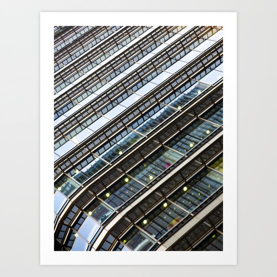 Canary Wharf Abstract Art Print