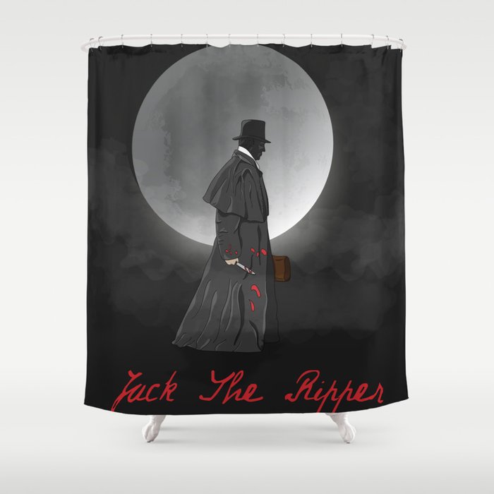 Jack The Ripper Shower Curtain