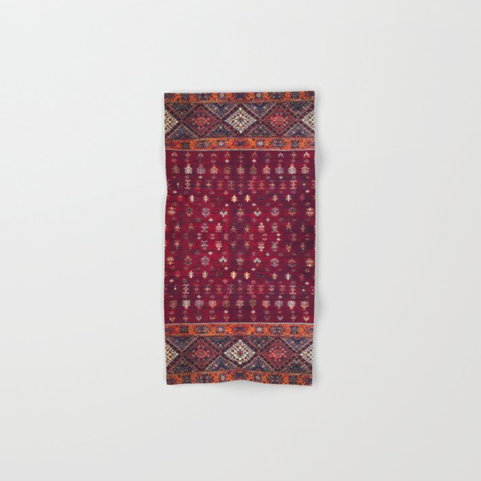 Bohemian Tapestry: Vintage Oriental Moroccan Artistry Hand & Bath Towel