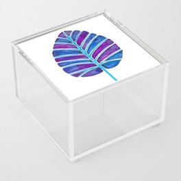 Elephant Ear Alocasia – Indigo Acrylic Box