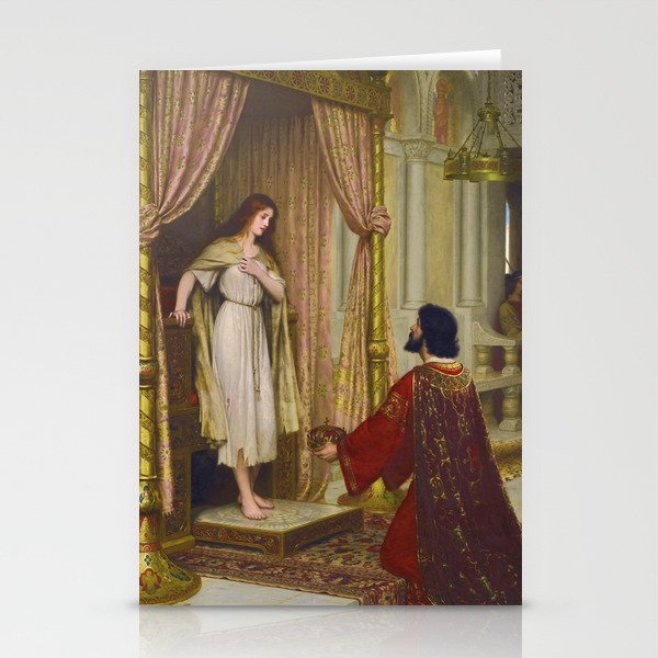 Edmund Blair Leighton "The King and the Beggar-maid" Stationery Cards