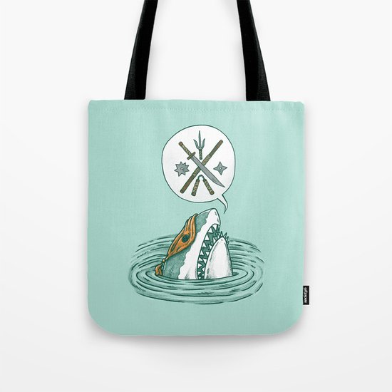 The Ninja Shark Tote Bag