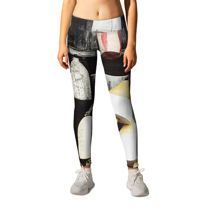 Rockport Primitive Weathered Lobster Buoys Leggings