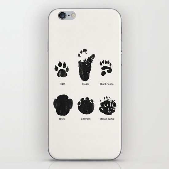Animal Track iPhone & iPod Skin