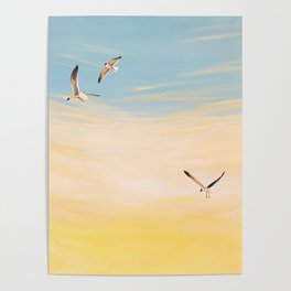 Free Birds by Amy Yeager Jorge Poster