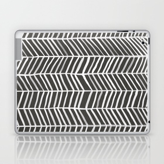 Herringbone – Black & White Laptop & iPad Skin