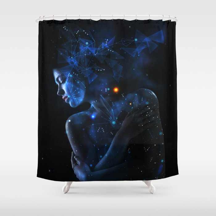 Andromeda 5 Shower Curtain