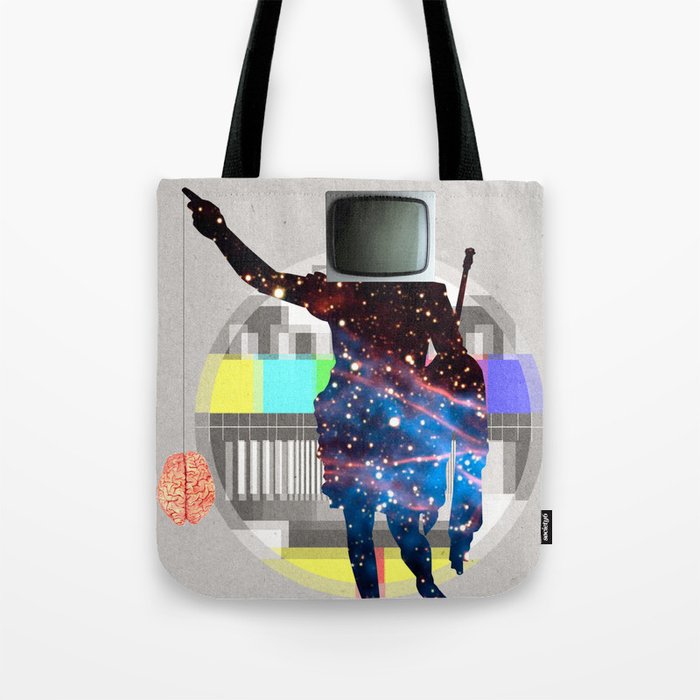 TV Brain Space Life Balance Tote Bag