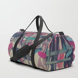 The Paper Garden- Painted Paper Collage  Duffle Bag