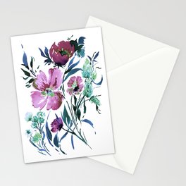 Dramatic Floral Stationery Cards