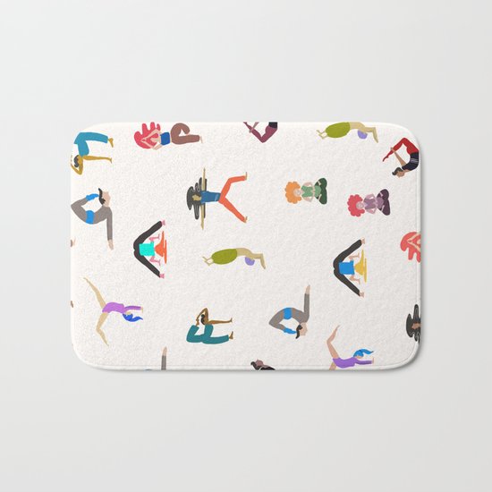 yoga lovers Bath Mat