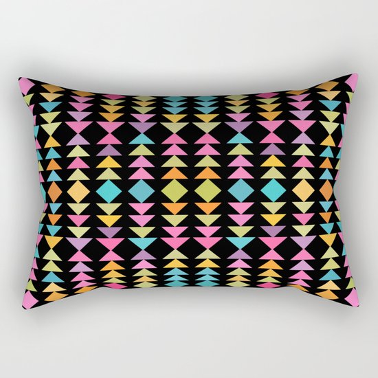Lovely geometric Pattern VVII Rectangular Pillow