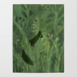 Squirrel in the Green Poster