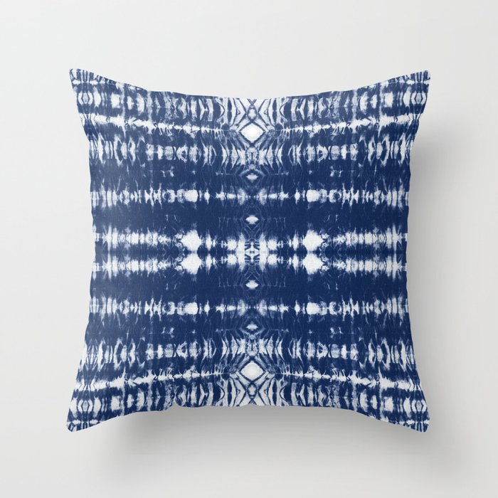 Blue shibori best sale pillows