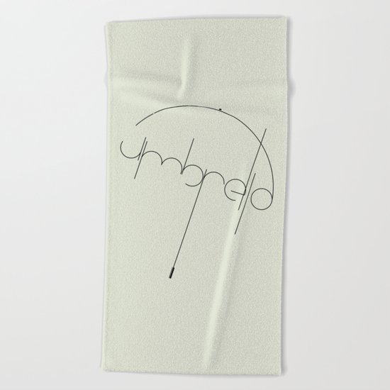 Umbrella Beach Towel