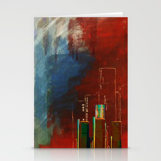Death of Detriot - Skyline Stationery Cards