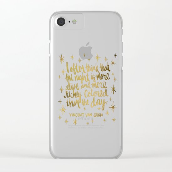 Night Owl on White Clear iPhone Case