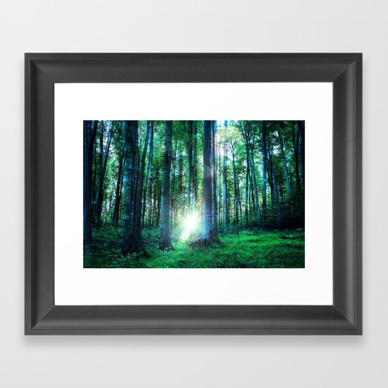 Range The Woods Framed Art Print