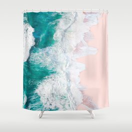 Pink Sand Beach Shower Curtain