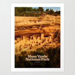 Mesa Verde National Park Art Print