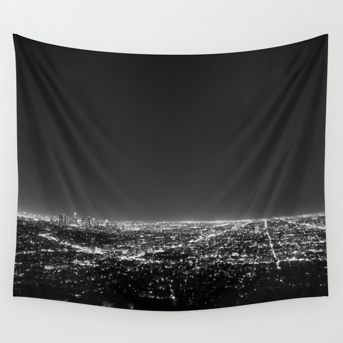 LA Lights Wall Tapestry