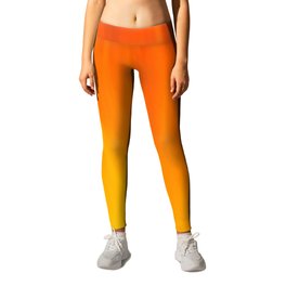 Mark Rothko Inspired Fire Painting Leggings | Expressionist, Contemporary, Abstract, Modern, Modernism, Painting, Mark, Gradient, Rothko, Field 
