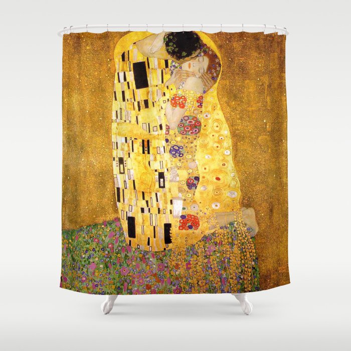 The Kiss - Gustav Klimt Shower Curtain