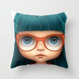 Blythe digital customization Throw Pillow