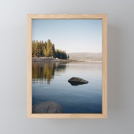 Shaver Lake at Sunrise Framed Mini Art Print