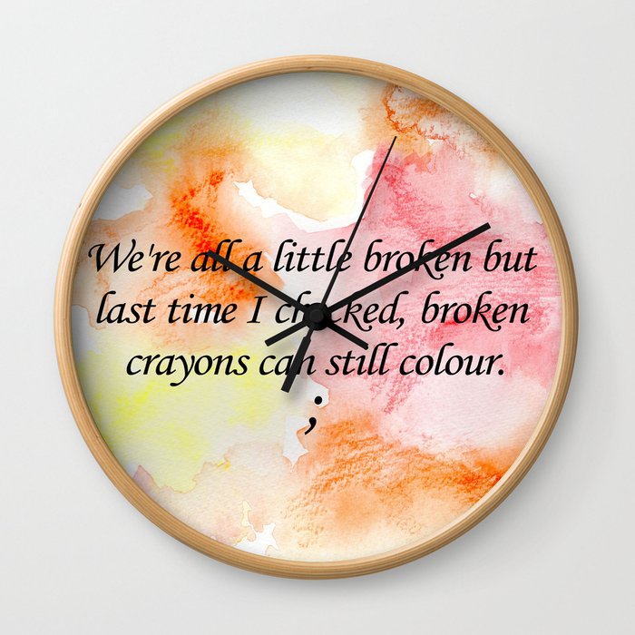 My Story Isn't Over Yet Wall Clock