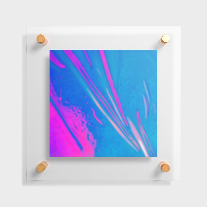 Pink & Blue Holo Floating Acrylic Print