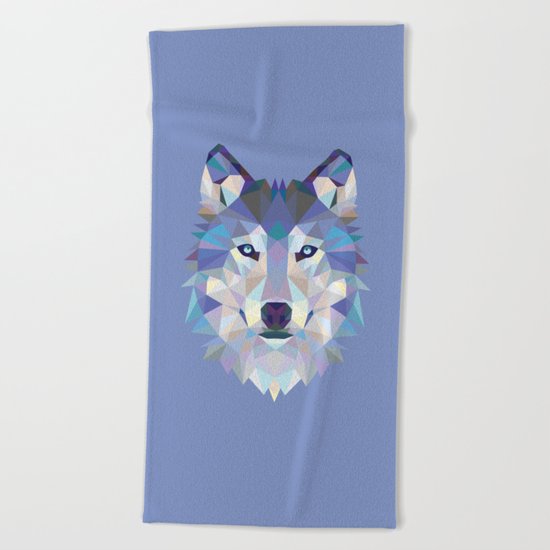 wolf Beach Towel