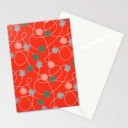 Holiday Pom-Poms Stationery Cards