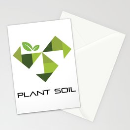 Plant soil Stationery Card