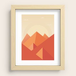 MOUNT FLAT Recessed Framed Print